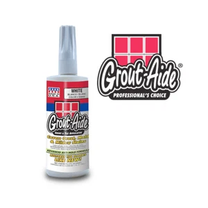 Grout-Aide Grout & Tile 2 oz Bottle with Fiber Nib & Wheel Applicator [3 PACK] - Picture 1 of 12