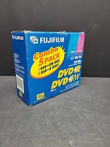 Dvd-rw Fujifilm Discs Disks Dvds 120 Min 4.7gb Jewel Cases Brand New Pk Of 5 - Picture 1 of 7