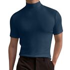 Men Tops Breathable Casual Comfortable Leightweight Pullover Short Sleeve