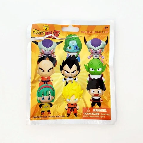 Dragon Ball Z - Series 2 - Figural 3D Character Bag Clip - YOU CHOOSE! Cover