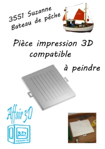 3551 Custom compatible Playmobil en 3D - 1 cale bateau Suzanne - Imagen 1 de 4