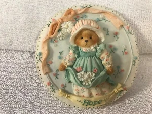Christmas figurine wall plaque Cherished Teddies Hope CH4925 - Picture 1 of 4