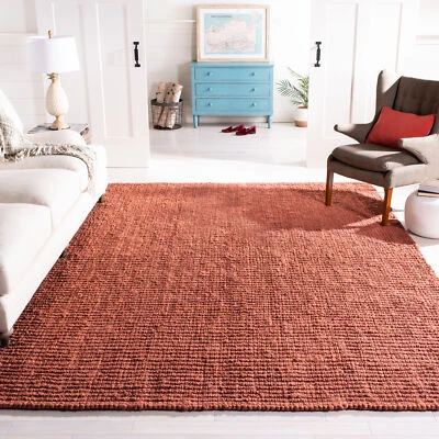 Safavieh Hand Woven Natural Fiber Collection Rust Area Rugs - NF447C - Image 1 of 3