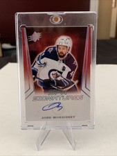 🏒 2021-22 UD SPX Signatures Josh Morrissey  #SPX-MO Auto Jets 🏒