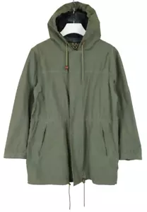 TIMBERLAND WATERPROOF Jacket Men's LARGE Drawstring Waist Hide Zip Up Hooded - Picture 1 of 9