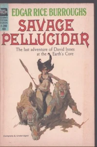 Savage Pellucidar-Edgar Rice Burroughs - Cover by Frank Frazetta- Ace 1963 VG! - Picture 1 of 1