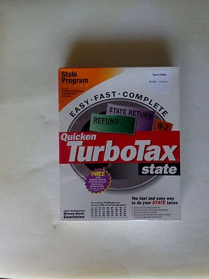 Quicken TurboTax State Return (Tax Year 2000)  - Image 1 of 3