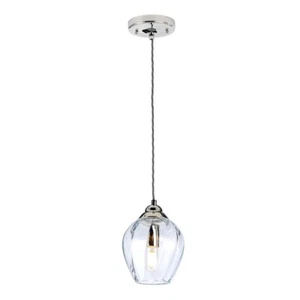 Luce a Sospensione Lampada Sala Pranzo Sospensione,con Paralume Vetro,Designleu - Foto 1 di 5