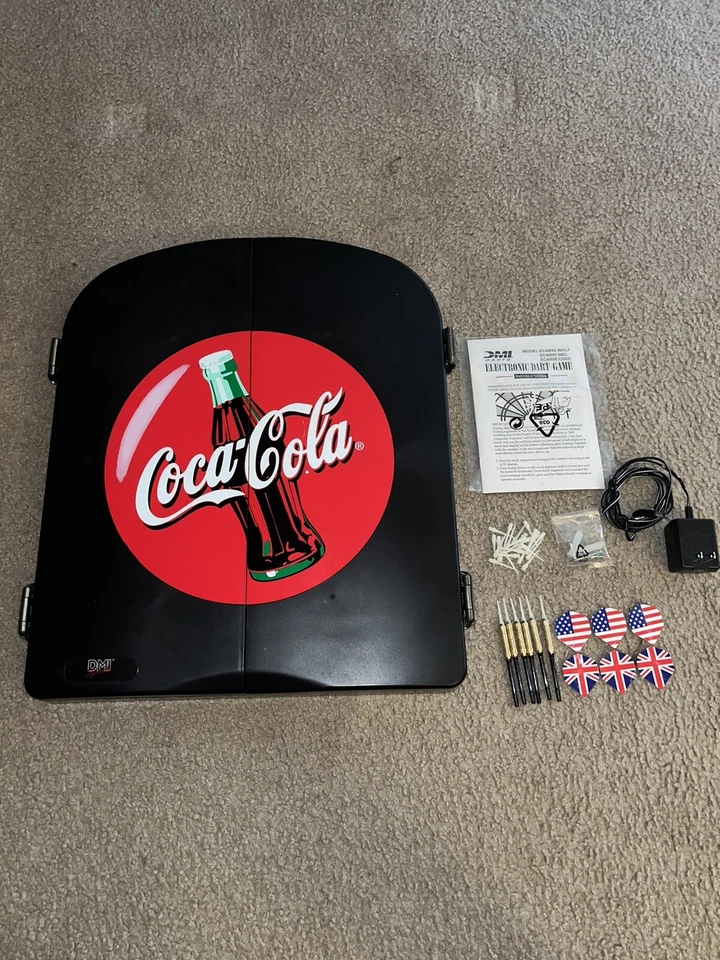 Gabinete de diana electrónico deportivo DMI Coca-Cola de colección probado y funcionando 🔥�� Foto 1 de 3