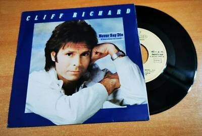 CLIFF RICHARD Never say die 7" SPANISH PROMO SINGLE VINYL VERY RARE UNIQUE COVER - Image 1 of 2