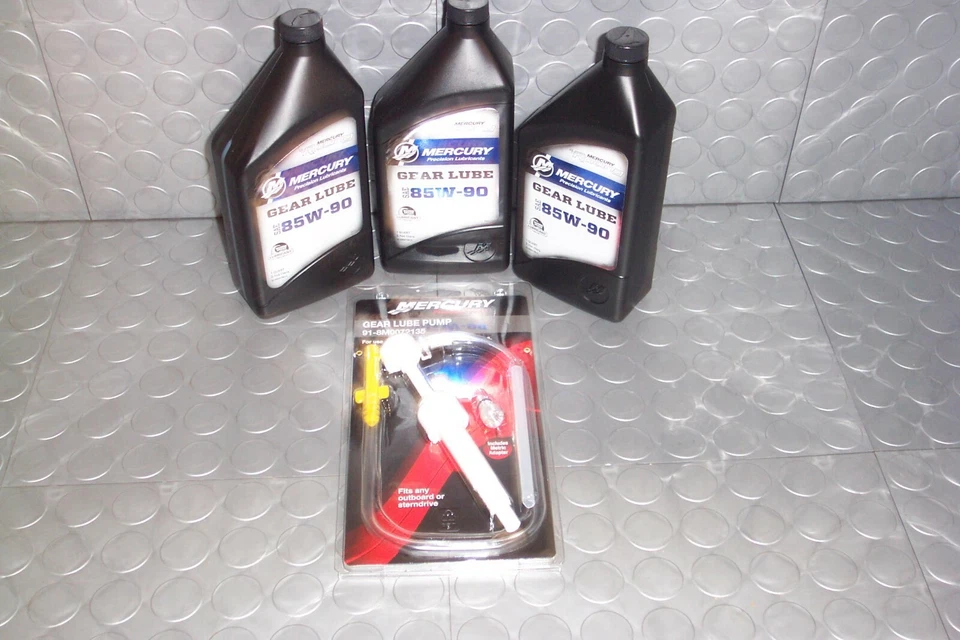 Mercury Racing Gear Oil 85w 90 Marine OUTBOARD High Performance PN 92-8m0078015