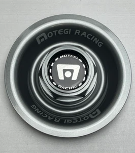 USED Motegi Racing FF7 Gun Metal Gray Thread In Wheel Center Cap 2237140306 - Picture 1 of 4