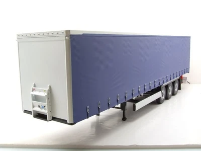 Tarpolin Rimorchio Blu Modellino Auto 1:24 Solido - Immagine 1 di 4