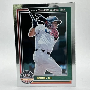 Panini 2022 USA Stars & Stripes Brooks Lee RC Foil Collegiate - Imagen 1 de 2