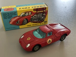 60er Jahre Corgi Nr. 314 Ferrari Berlinetta 250 Le Mans Neu Originalverpackt Großbritannien MIB - Bild 1 von 8