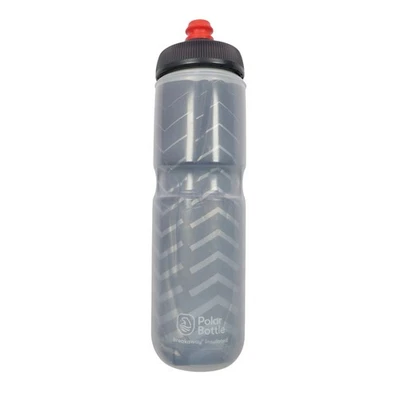 NEW Polar Bottle Breakaway Insulated Water Bottle Gray Chevron - Image 1 of 4