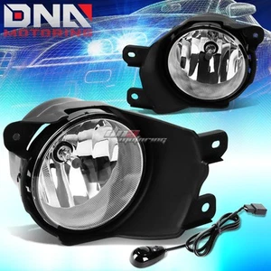 FOR 08-16 TOYOTA SEQUOIA SUV CHROME CLEAR OE PAIR FOG LIGHT LAMP+BULB+SWITCH - Picture 1 of 5