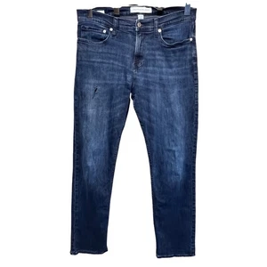Calvin Klein Jeans Herren Straight Leg Dark Wash Distressed Denim Jeans Größe 33x32 - Bild 1 von 15