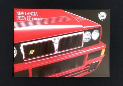 NUEVO Catálogo Coche Lancia Delta HF Integrale Edición Inglés Foto 1 de 4