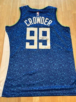 Jae Crowder Signed Autographed Milwaukee Bucks Jersey #99 Beckett Coa - Image 1 of 3