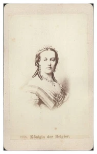 S7461/ CDV Foto Königin von Belgien ca.1865 - Bild 1 von 2