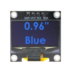 0.96" I2C IIC 128X64 LED OLED LCD Display Module for Arduino Blue Color SSD1306 - Picture 1 of 5