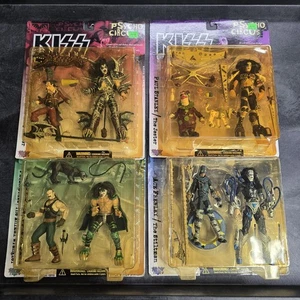 KISS Psycho Circus McFarlane Toys 1998 Action Figure Set Lot of 4 NEW Sealed - Picture 1 of 6