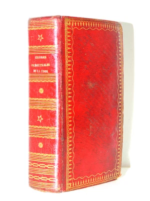 Plein maroquin. Heures Paroissiales de la Cour 8 figures - Image 1 of 4