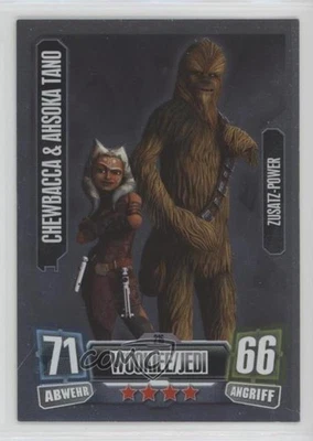 2011 Topps Force Attax Star Wars Series 2 German Chewbacca Ahsoka Tano #216 - Image 1 of 2