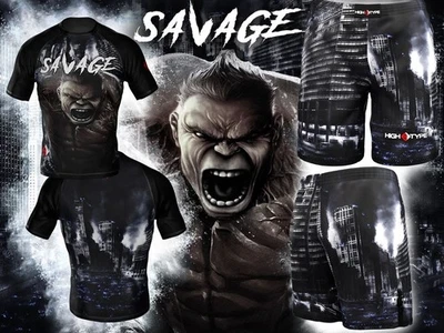 High Type KIDS Rash Guard Savage -  BJJ MMA Judo - Image 1 of 2