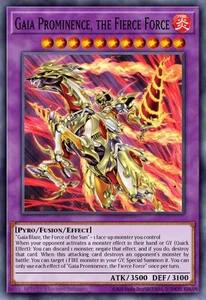3x Gaia Prominence, the Fierce Force AGOV-EN033 Age of Overlord 1st Edition - Picture 1 of 1