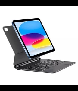 HOU Keyboard Case for iPad 10th Generation 10.9“2022 Multi-touch Trackpad Black - Picture 1 of 6