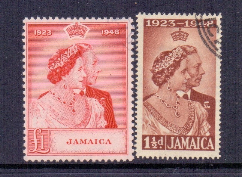 JAMAICA 1948 SILVER WEDDING ( 2 ) FINE USED CAT £75 - Image 1 of 1