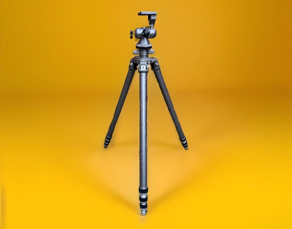 60s/70s GITZO RA4 BREVETE PAN BALL HEAD Large Alloy TRIPOD France 8.5ft/262cm - Image 1 of 4