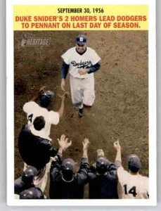 2005 Heritage Flashback Duke Snider Insert MLB PWE Dodgers - Picture 1 of 2