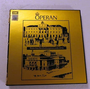 Operan Kungliga Royal Sweden Opera Stockholmsoperan EMI 9 LP Set VGC++ - Imagen 1 de 8