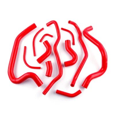For Toyota MR2 MK1 AW11 4A-GE 84-89 85 86 87 MT Silicone Radiator Hose Kit Red - Изображение 1 из 4