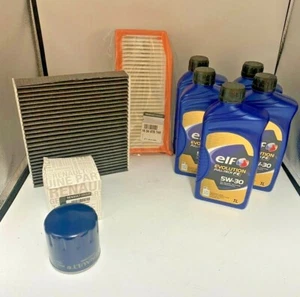 KIT TAGLIANDO 3 FILTRI ORIGINALE RENAULT CLIO IV 1.5 DCI 5 LITRI ELF 5W30 - Foto 1 di 2