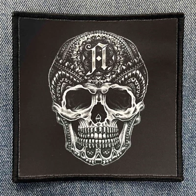 Architects Skull Sublimated Printed Sew-on Patch | British Metalcore Band Logo - Image 1 of 2