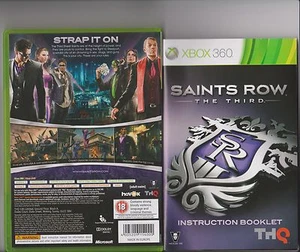 SAINTS ROW THE THIRD  XBOX 360 / X BOX 360 RATED 18 - Picture 1 of 1