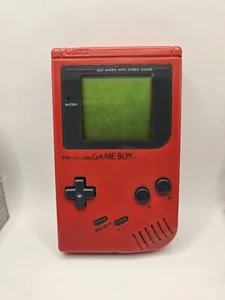 Nintendo Game Boy Classic Rot Red DMG-01 Funktioniert Getestet - Bild 1 von 3