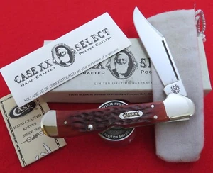 Case XX Select Copperlock Knife 1998 TESTED RED Pocket Worn MIB Original Box! NR - Picture 1 of 6