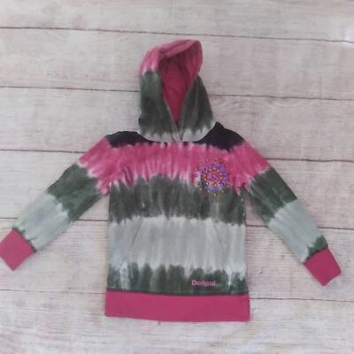 Sudadera con capucha teñida con corbata Desigual talla 4 Foto 1 de 4