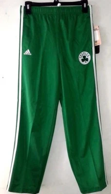 Calça de atletismo Boston Celtics Adidas infantil juvenil aquecimento tamanho XLarge 18/20 - Imagem 1 de 4