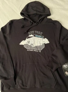 NY METS AMAZIN DELI SUDADERA CON CAPUCHA XL CITI FIELD NEGRA 47 MARCA - Imagen 1 de 11