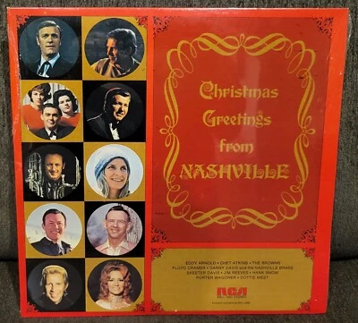 Christmas Greetings from Nashville ANL1-1953 Stereo Chet Atkins Skeeter Snow - Image 1 of 2