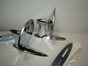 55 56 57 chevy side mirror set 1955 rear view mirrors 1956 chrome mirror 1957 - Picture 1 of 6