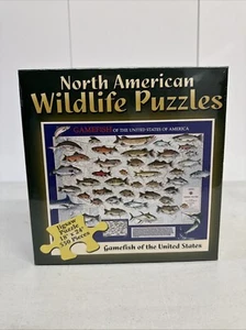 North American Wildlife Puzzles GAMEFISH OF THE UNITED STATES 550 pcs New - D - Picture 1 of 4