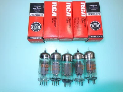 Manga de cinco tubos de vacío vintage RCA 12BY7A Foto 1 de 4