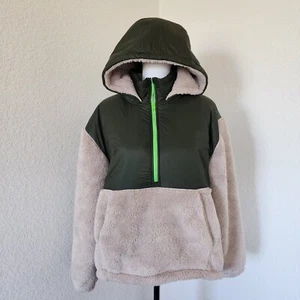 Lole Yana quarter Zip Oversized Pullover Fleece Sherpa Hoodie Womens Size small - Picture 1 of 8
